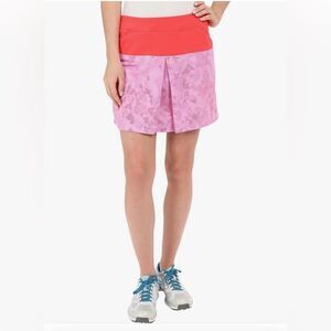 NWT Adidas Golf Tour Mixed Print Pull On Skort Size L